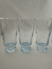 7 Vtg DUZ Laundry Detergent Promo Blue Star Juice Glasses 4 Oz 4.5” Tall