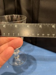 Vintage Thomas Webb Mayflower Etched Crystal Goblet