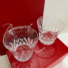 Baccarat 2026 Dahlia Tumbler Pair set Crystal Rock Glass with Box JP FS NEW