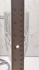 Set Of 2 Crystal Bohemia Champagne Flutes Jihlavske Sklarny