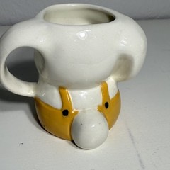 Vintage Bunny Rabbit Mugs Ceramic Animal Cups Lot of 2 Cute Decor Collectibe