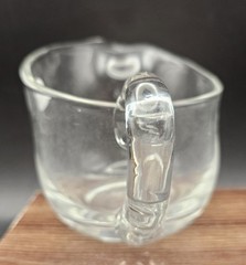 VTG Luigi Bormioli Italy Blown Glass Pitcher Small with Original Tag