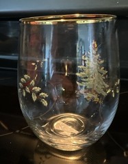 Portmeirion Botanic Garden-Spode-Trad Mr&Mrs, Groom Wine Goblets-10 GLASSES