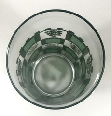 West Virginia Glass Henry VIII Rampant Lion Cocktail Shaker 1960 9″ Green No Lid