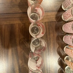 Vintage State Souvenir Glass Tumblers Hazel-Atlas lot of 25 1950s state glasses
