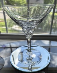 Set Of 4 Rose Marie Clear (Cut) Cocktail Glasses by Tiffin-Franciscan