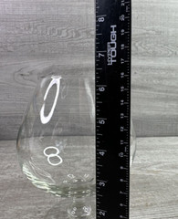 Unmarked Clear Glass Brandy Cognac Glass/Snifter Fishbowl