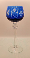 TALL HOCK WINES COBALT BLUE & AMETHYST 8 1/4″ Nachtmann?