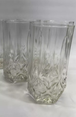 Highball Glass Tumblers Cristal d’Arques Ashley Vintage 16oz Glossy Set