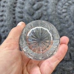 American Brilliant Period Cut Crystal Whiskey Wine Juice Cocktail Glass Star Cup