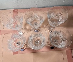 Rogaska Crystal Water Glass Richmond Plain Rim 7 7/8 Inch Tall Slovenia
