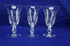 Tiffin Colton #17399 (3) Juice Glasses, 5 3/8″