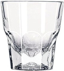 Set of Two Libbey Duratuff Cortado Glasses | Gibraltar Rocks Glass 4.5 OZ ~Paper