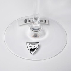 Orrefors Sweden Illusion Clear Water Goblet Wine Glass 8.25″h