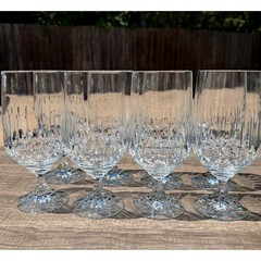 Schott Zwiesel Tango Crystal Iced Tea Goblets Glasses Set of 8 Retired Etched