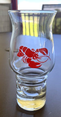 Red Lobster Collectible Hurricane Drinking Glass 6 3/4″ Tall, Set of 2