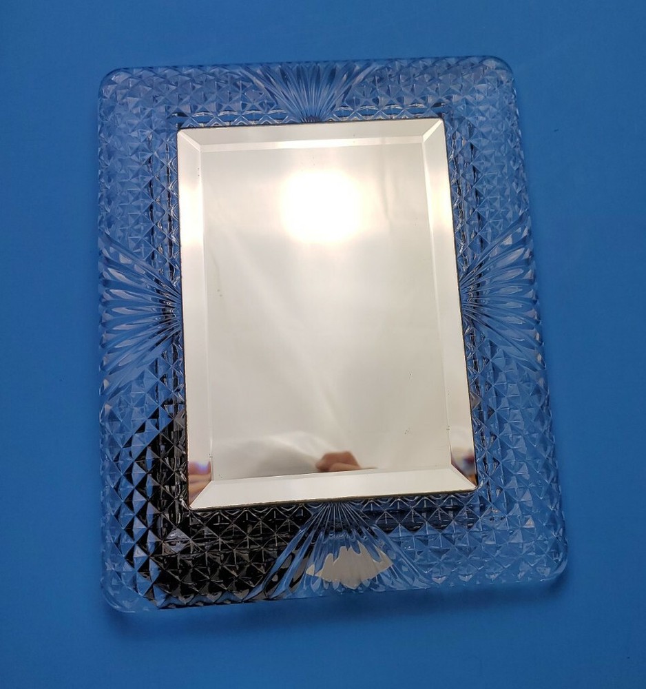 Beautiful Vintage Shannon 24% Lead Crystal Framed Vanity Mirror (B3)