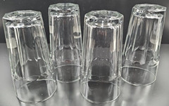 (4) Libbey Gibraltar Clear Iced Tea Glasses Set 22 Oz Tall Drinking Tumblers Lot