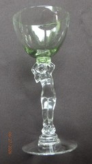 1950’s Cambridge Pistachio # 3011 Nude 6 1/2″ Liquor Cocktail– 6 Available