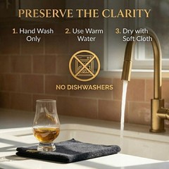 GLENCAIRN Whiskey Glass Set of 4 Pack Gift Carton