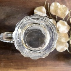 Vintage Mikasa Frosted “Rose Pearl” Pressed Glass Discontinued 80’s-90’s 12oz