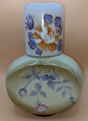 Nippon Hand Painted Floral Tumble Up Set Vintage Beautiful!