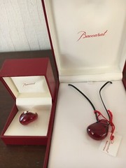 Baccarat Crystal Necklace And Ring Set