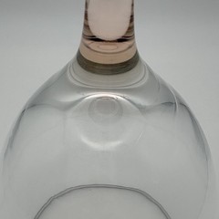 Set 2 Vintage Luminarc Blush Pink Stem Wine Glasses France