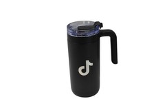 Beacon Tumbler Glass Black 16 Oz / 473 ML Branded Logo Double Walled Insulated