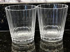 Ralph Lauren 2008 ‘Classic’ Crystal Double Old Fashion Tumbler 4» Tall Set 2