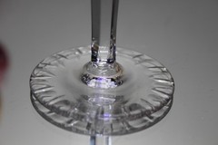 Set of Five (5) Beyer Crystal Cordial Glasses Multi-color Cut To Clear MINT