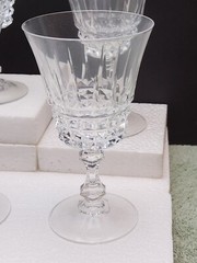 Cristal d’Arques Tuilleries Villandry 8 Ounce Water Goblets 6 1/8″ Set of 4