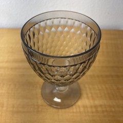 Villeroyand Boch Boston Grey Clear Water Glass / Goblet 8oz 5.63″ ( 5 Avail )