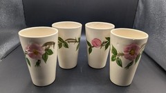 Franciscan Desert Rose–4– Vgt Ice Tea Tumblers