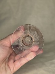 Jeannette PINK Depression Glass CHERRY BLOSSOM Low Footed 4 Oz TUMBLER 1930’s