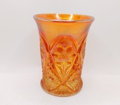 Vintage Imperial Marigold Carnival Glass Tumbler 474 Four Seventy Four 4″ USA