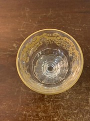 1 White Wine Glass Model Trianon OR Crystal Of Saint Louis (Price Per Unit)