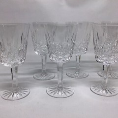 Waterford Crystal Lismore Goblet 6 3/4” Tall Claret Wine Water