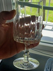 Set of (3) Josair Crystal 6 1/2″ Viscount Cut Pattern Water Goblets.