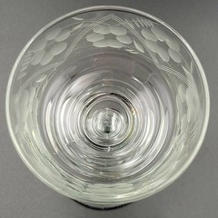 Set of 6 VTG 1940s Rock Sharpe «Halifax» Champagne Coupes or Sherbet Glasses