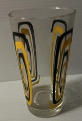 Vintage Mid Century Atomic Highball Barware Glass – Quantity-1-