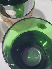 Vintage Italian Bar Glasses W/ Leather Suede Sleeves