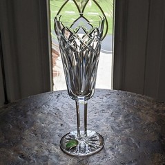 NEW Waterford Crystal PATRICK Fluted Champagne Flute Glass 7 1/4″ Ireland Made
