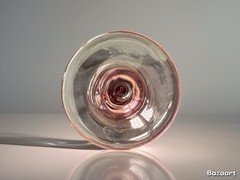 set~4 Vtg Libbey Wine Glasses Water Goblets Stemmed Premiere Pink Plum Amethyst