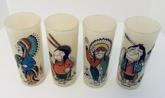 Kerr McGee Bill Flores Native American Glasses Chief Warrior Doctor Dancer Four