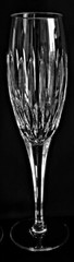 5 pcs VINTAGE WATERFORD CRYSTAL TROPEZ CLEAR CHAMPAGNE FLUTE GLASSES, MARKED