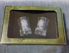 Harrods Pair Of Tot Glasses Inbox