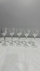Mikasa Crystal Interlude Park Avenue 8″ Wine Glasses Goblets Set Of 5
