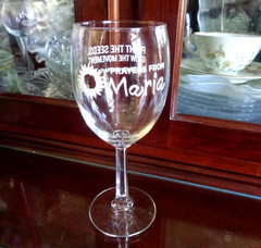 Prayers From Maria Sunflower 20 oz. Wine Glass Water Goblet Children’s Cancer