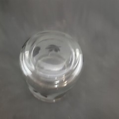Libbey Silver Leaf Flat Tumbler 2 1/2 Inches Tall